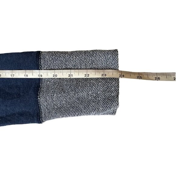 One World Women's Two Tone Blue Cardigan - Picture 5 of 7